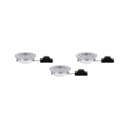 Paulmann EBL Set 3-stepdim schwenkbar LED 3x6W 3000K 230V chrom matt/Kst
