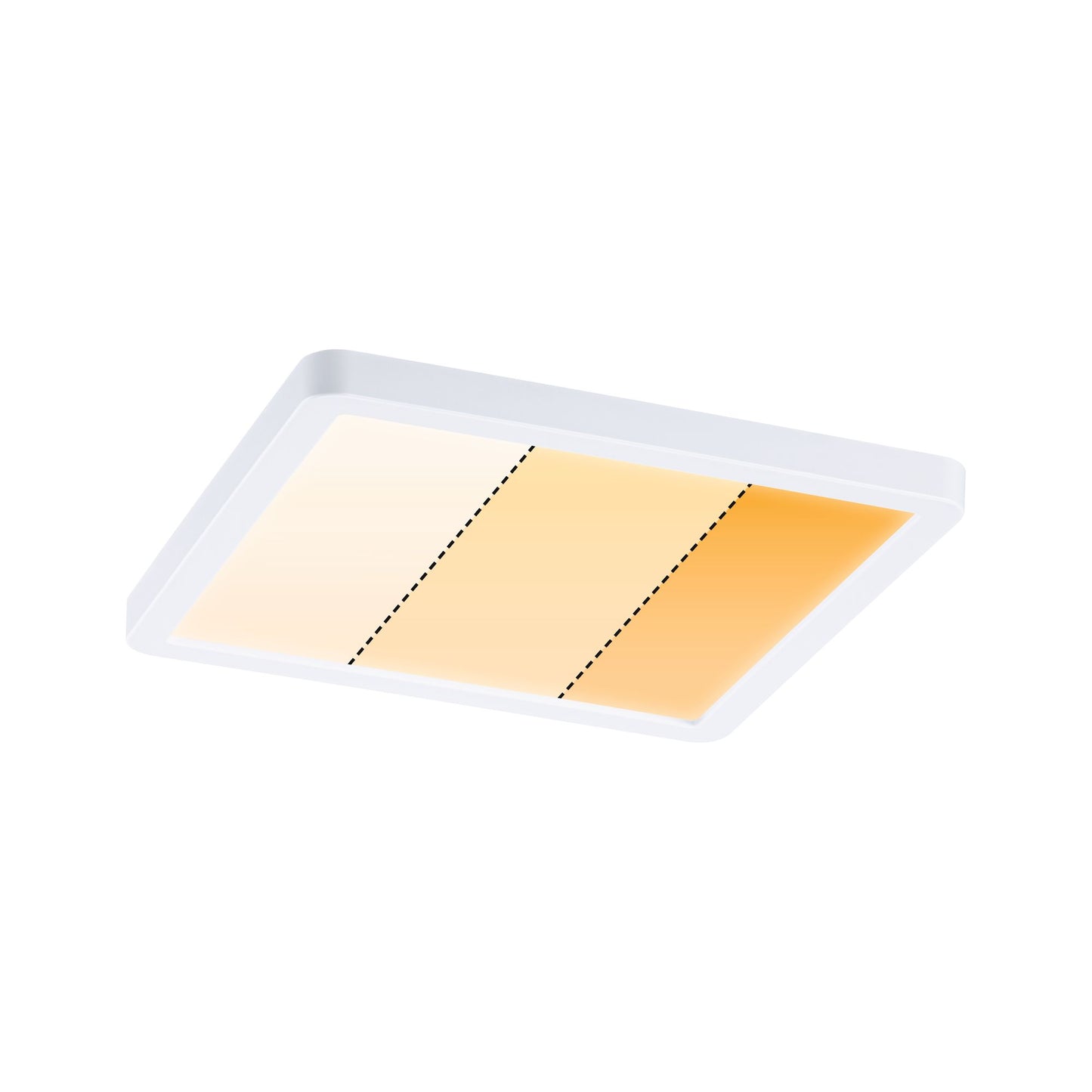 Paulmann EB Panel Areo VariFit IP44 15W 3 Step dim to warm 175x175mm Weiß Kst