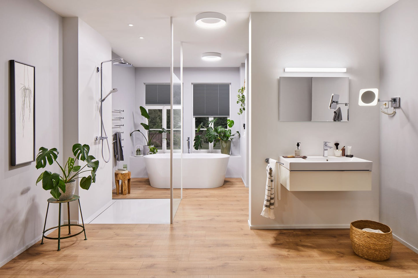 Paulmann EBL HomeSpa Set Calla IP65 WhiteSwitch rd schw LED 550lm 5,5W 230V Weiß m