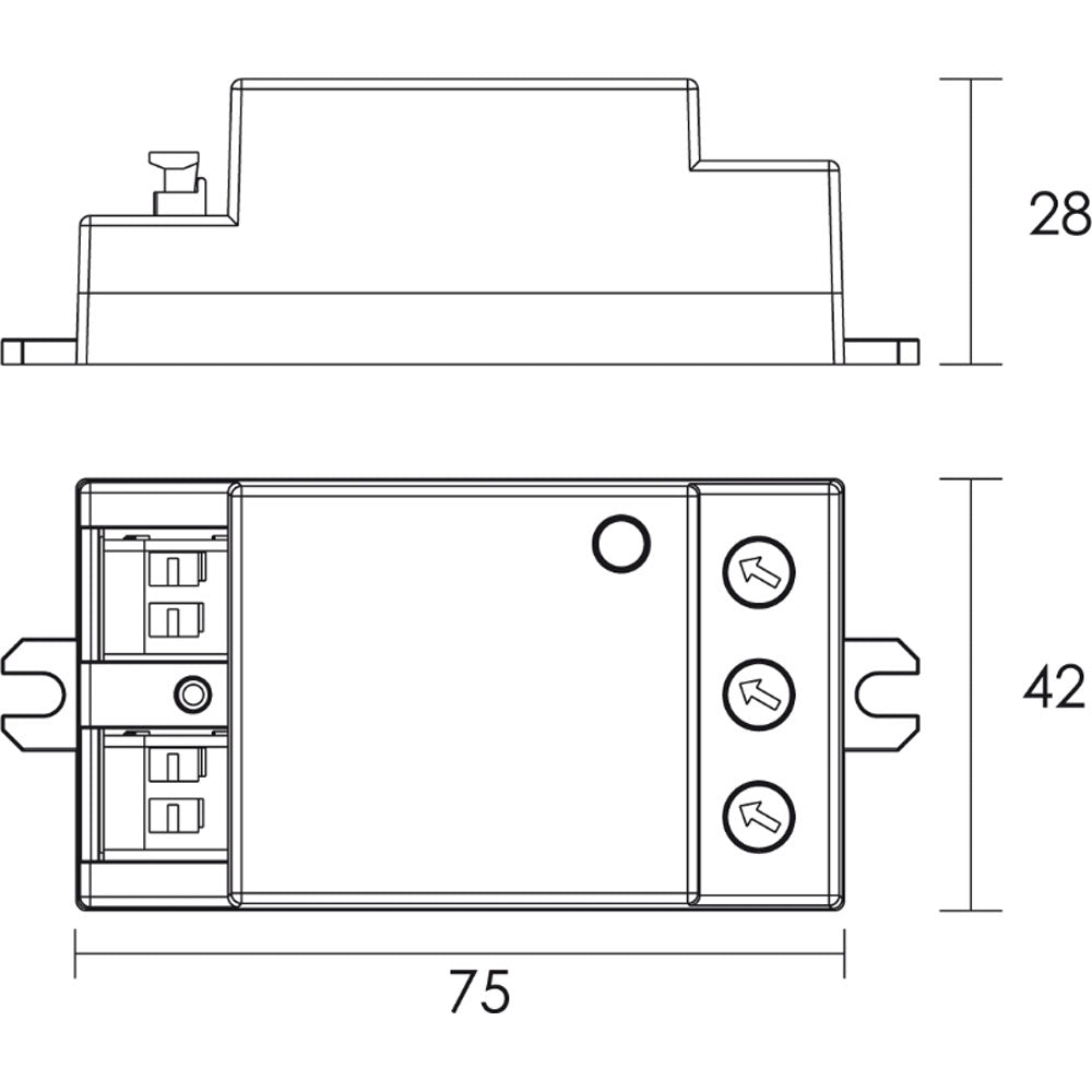 Deko-Light Bewegungssensor MD1200  Weiß