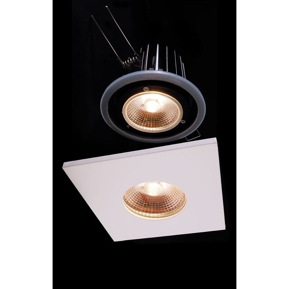 Deko-Light Abdeckung Weiß matt eckig für COB 68 IP65 + Mizar II  Weiß-matt
