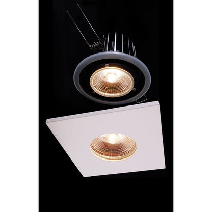 Deko-Light Abdeckung Weiß matt eckig für COB 68 IP65 + Mizar II  Weiß-matt