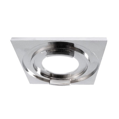 Deko-Light Abdeckung Chrom eckig für COB 68 IP65 + Mizar II  Silber Chrom