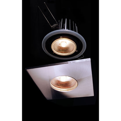 Deko-Light Abdeckung Silbersatiniert eckig für COB 68 IP65 + Mizar II  Silber satiniert