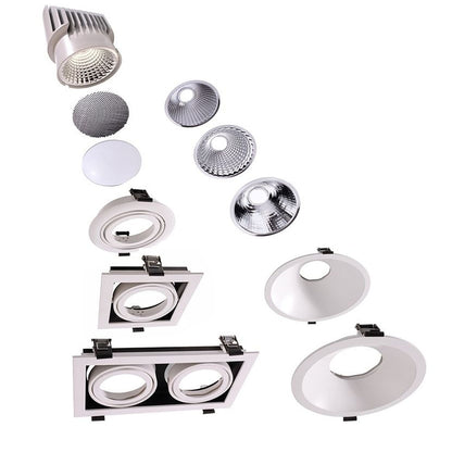 Deko-Light Waben Filter für Modular Sytem COB  Schwarz