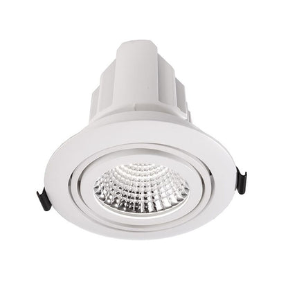 Deko-Light Einbauring schwenkbar für Modular Sytem COB  Weiß mattiert