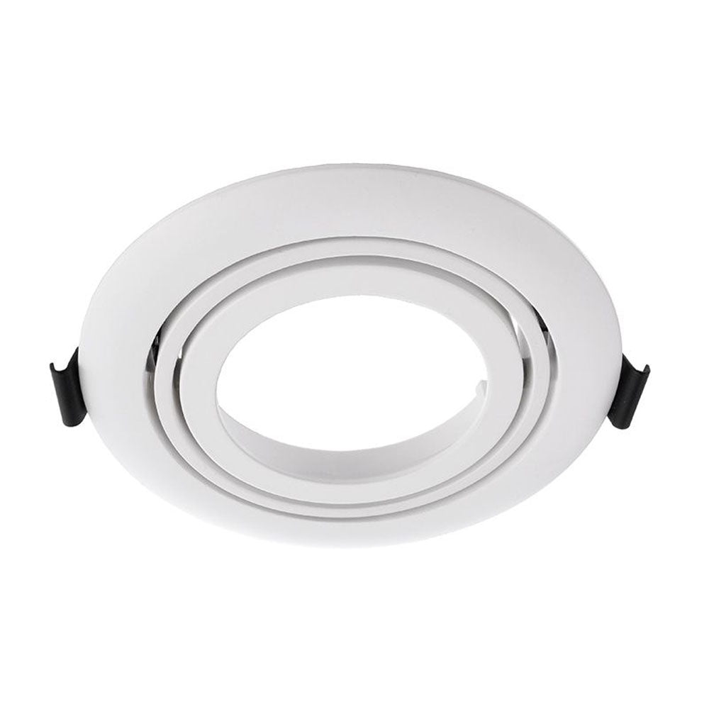 Deko-Light Einbauring schwenkbar für Modular Sytem COB  Weiß mattiert