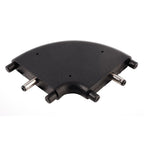 Deko-Light Winkelverbinder Mia flach, schwarz  Schwarz