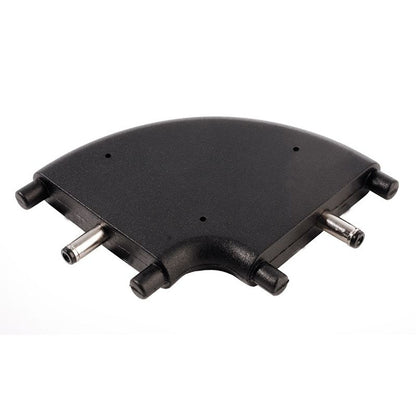 Deko-Light Winkelverbinder Mia flach, schwarz  Schwarz