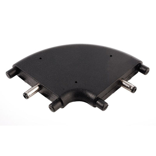 Deko-Light Winkelverbinder Mia flach, schwarz  Schwarz