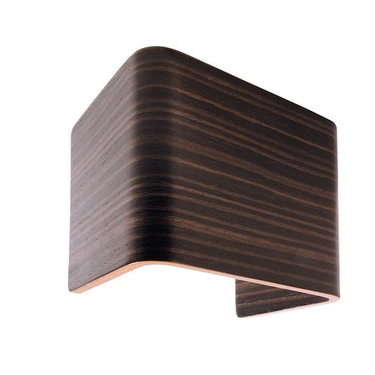 Deko-Light Abdeckung Crateris I Holz Grau Braun  Braun lackiert