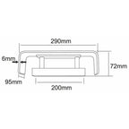 Deko-Light Abdeckung Crateris II+III Aluminium Weiß klein  Weiß lackiert