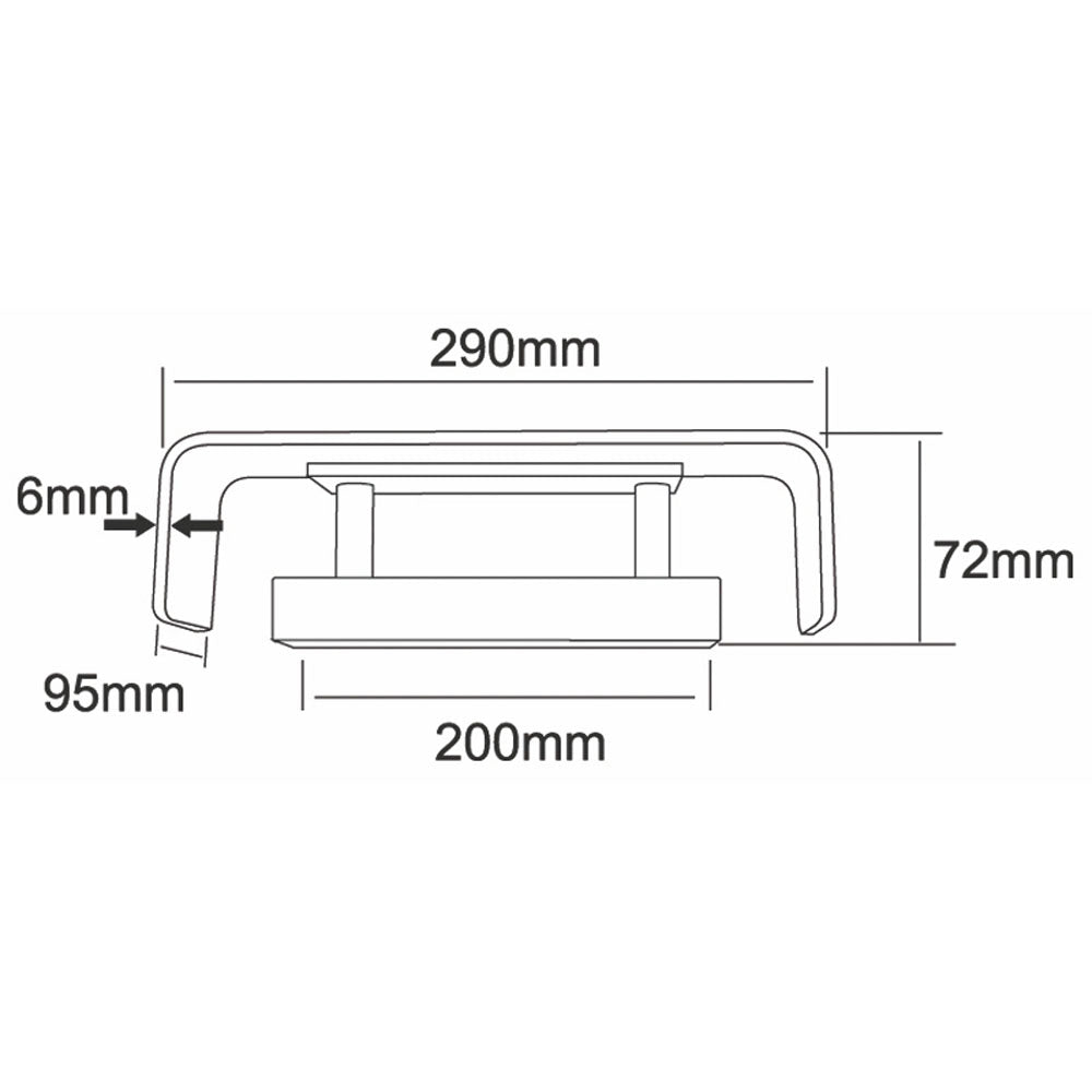 Deko-Light Abdeckung Crateris II+III Aluminium Weiß klein  Weiß lackiert