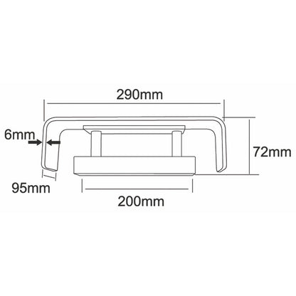 Deko-Light Abdeckung Crateris II+III Aluminium Weiß klein  Weiß lackiert