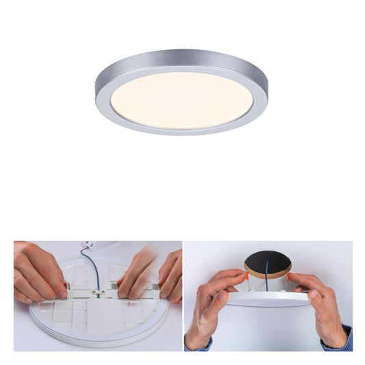 Paulmann EB Panel AREO VariFit IP44 6,5W 3000K 118mm Chrom matt Kst
