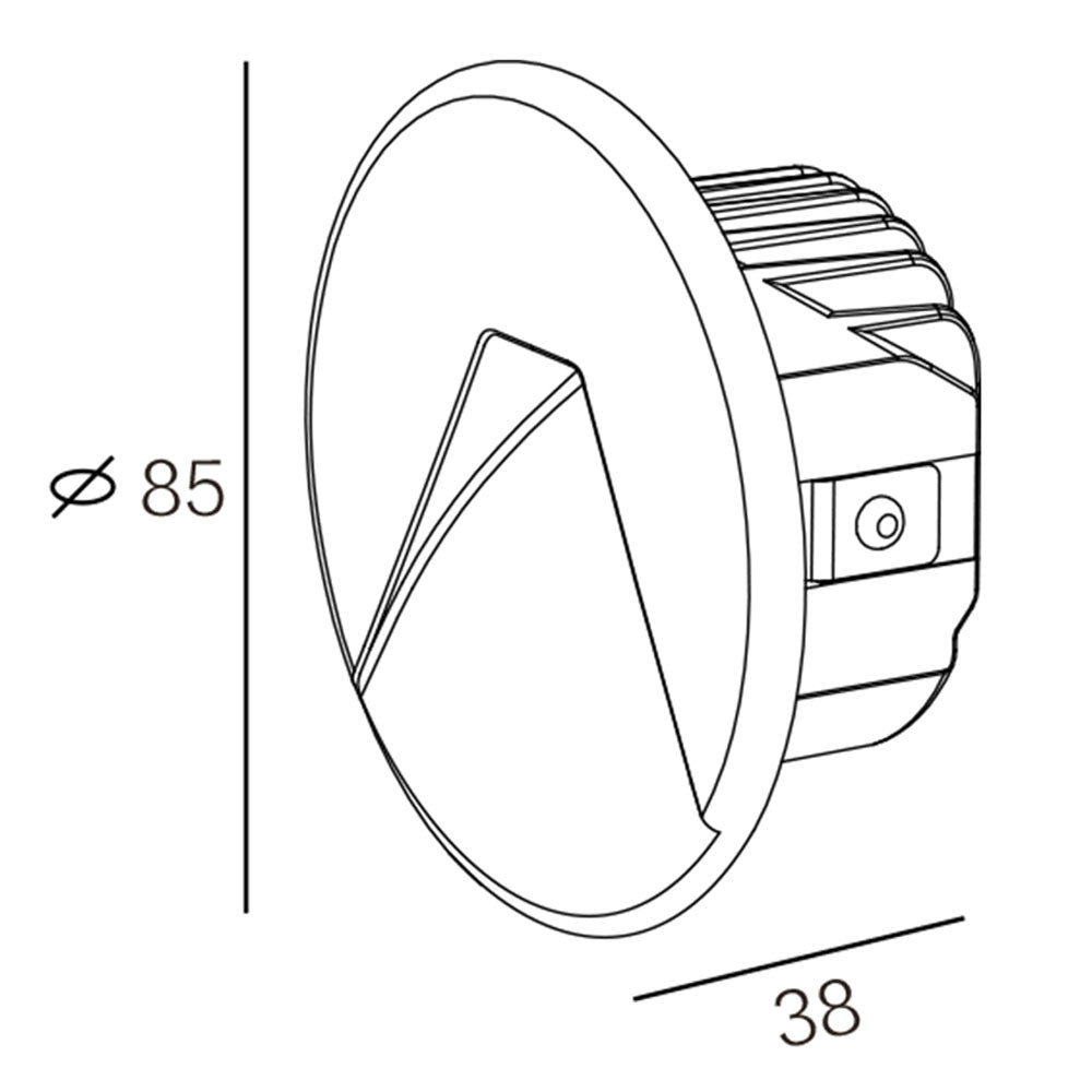 DEKOLIGHT Deko-Light, Abdeckung schwarz rund für L 930359