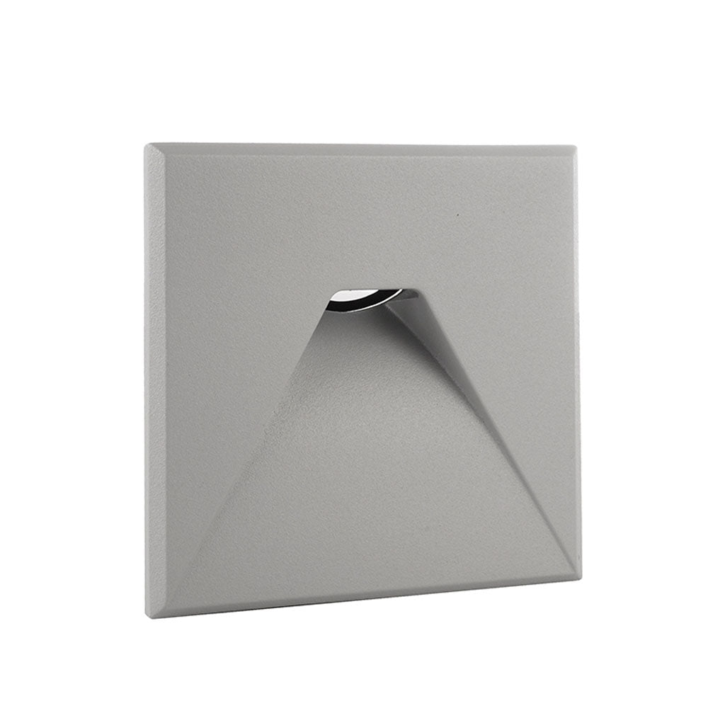 DEKOLIGHT Deko-Light, Abdeckung silber grau eckig 930361