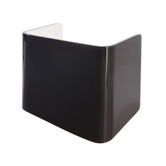 Deko-Light Abdeckung Crateris I Aluminium Schwarz Weiß  Schwarz