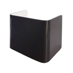 Deko-Light Abdeckung Crateris I Aluminium Schwarz Weiß  Schwarz