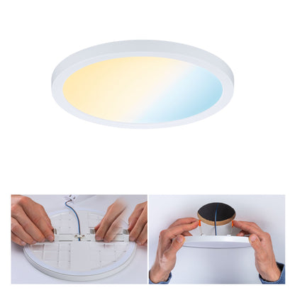 Paulmann EB Panel AREO VariFit IP44 15W TuneW Zigbee 175mm Weiß Kst