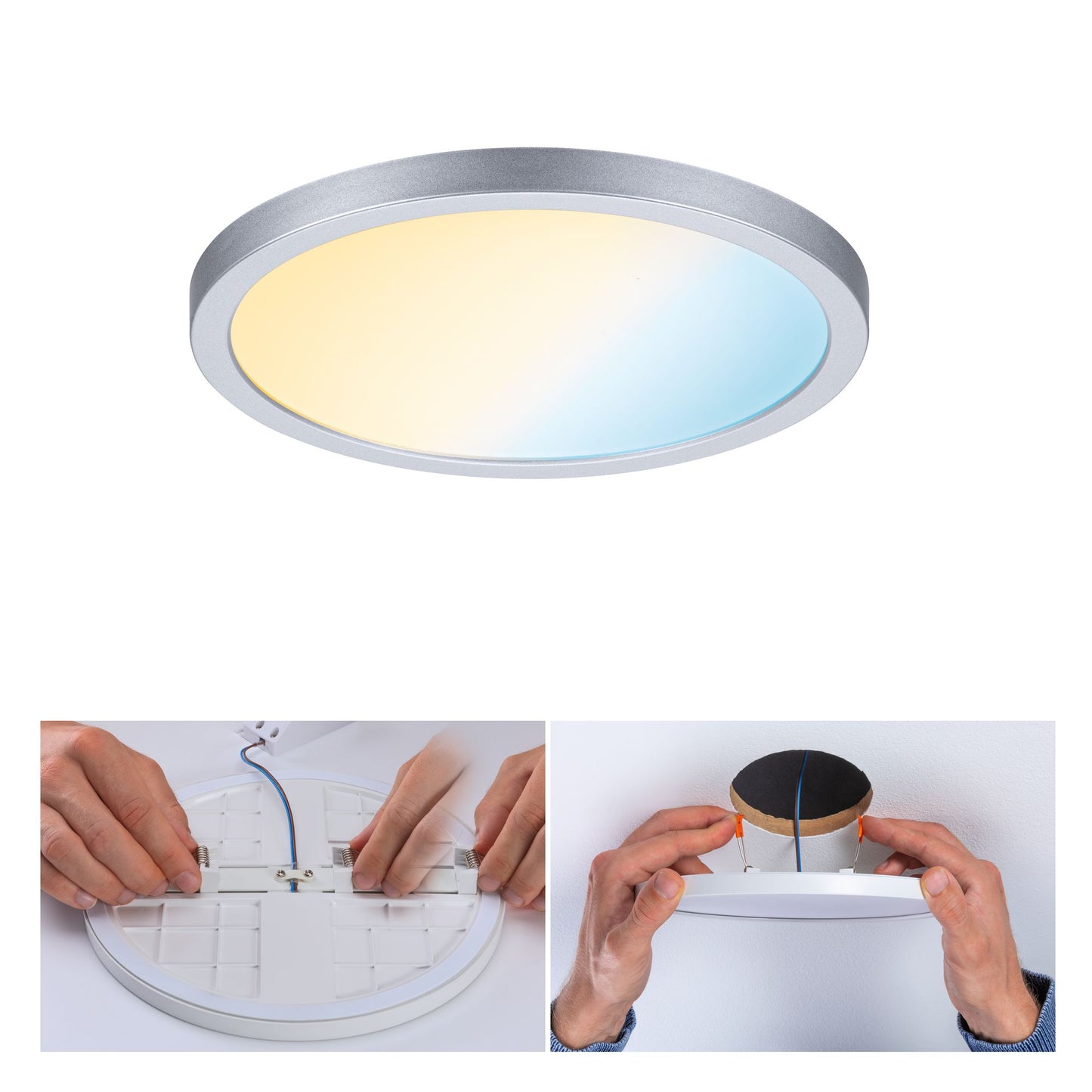 Paulmann EB Panel AREO VariFit IP44 15W TuneW Zigbee 175mm Chrom matt Kst
