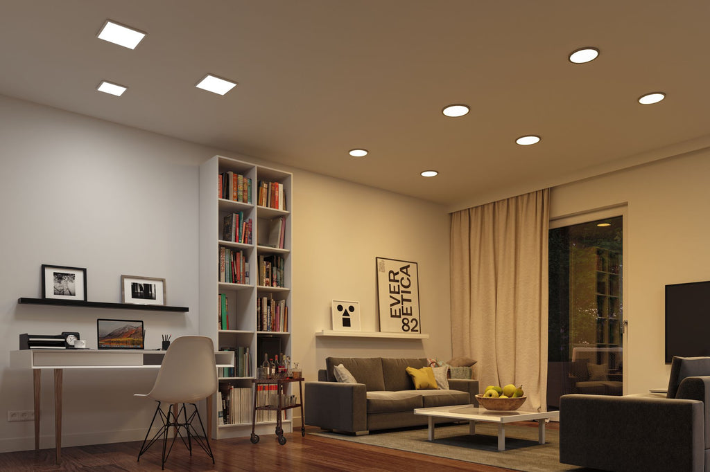 Paulmann EB Panel AREO VariFit IP44 18W TuneW Zigbee 230x230mm Weiß Kst