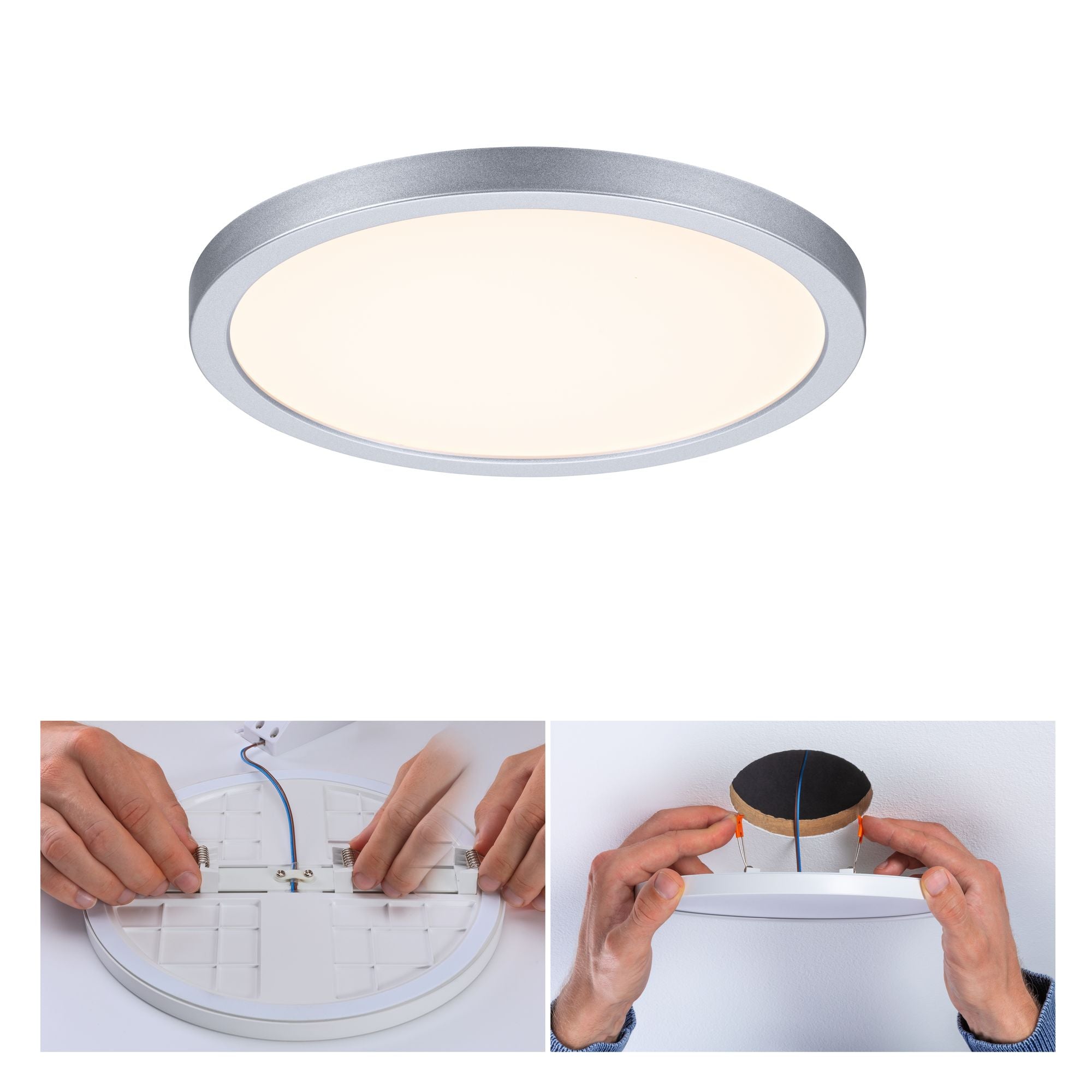 Paulmann EB Panel AREO VariFit IP44 13W 3000K 3Step dim 175mm Chrom matt Kst