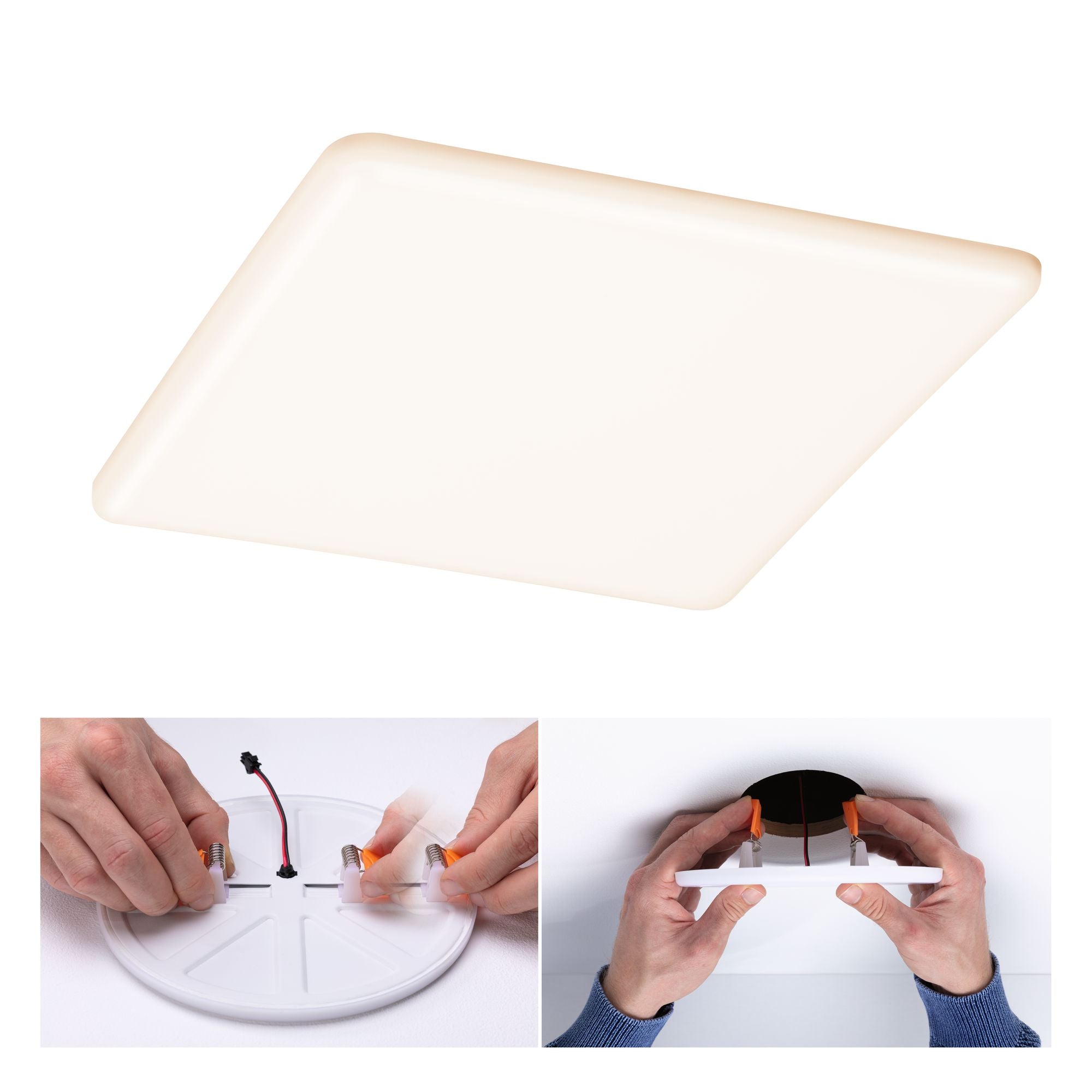 Paulmann EB Panel Veluna VariFit IP44 21W 3000K 3 Step dim 215x215mm Kst