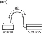 Paulmann LED-Modul Coin Nova für Einbauleuchten 3-Step-Dim 6W 470lm 2700K