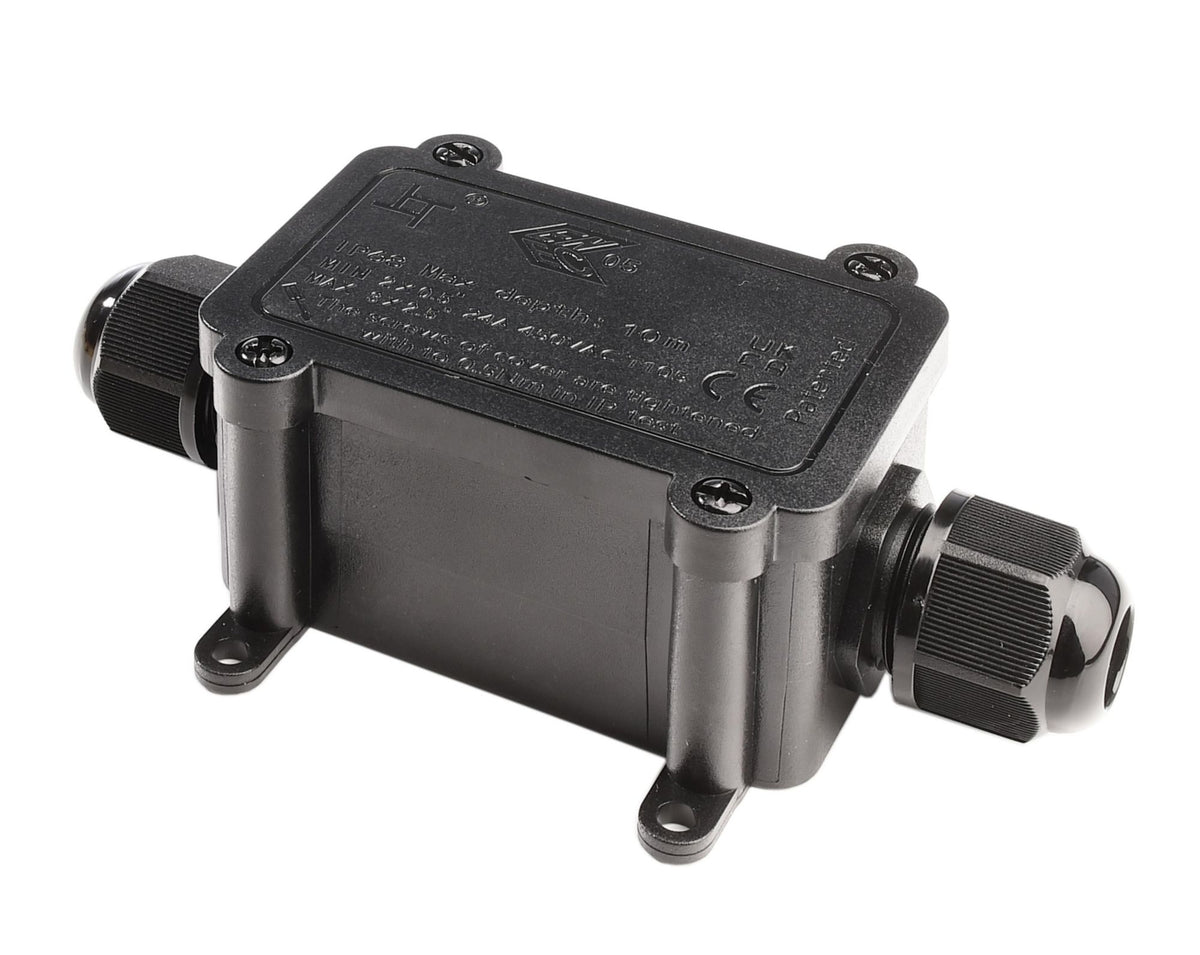 Deko-Light Outdoor 2-fach-Verteiler eckig Kabel 5-12mm, 0.5-2,5mm², 450V AC/24A
