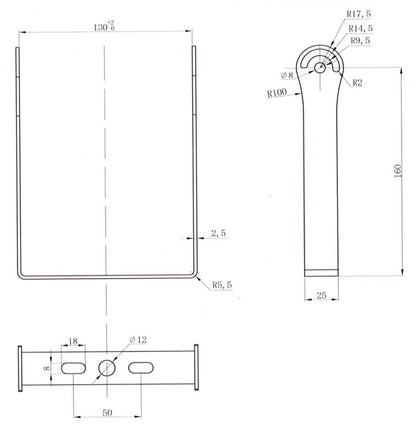 Deko-Light Wand-Montagearm für Vega DALI