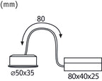 Paulmann LED-Modul Coin Nova Plus für Einbauleuchten 50mm  Coin 6W 520lm 230V  4000K Satin