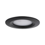 Paulmann LED Einbauleuchte Nova Plus Basisset starr Coin IP44 rund 78mm  Coin 3x6W 3x470lm 230V dimmbar 2700K Schwarz matt