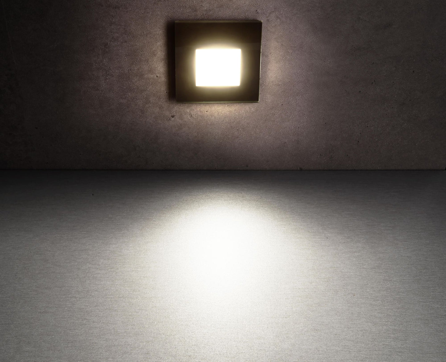 Deko-Light Glas-Abdeckung milchig eckig schwarz für Alwaid