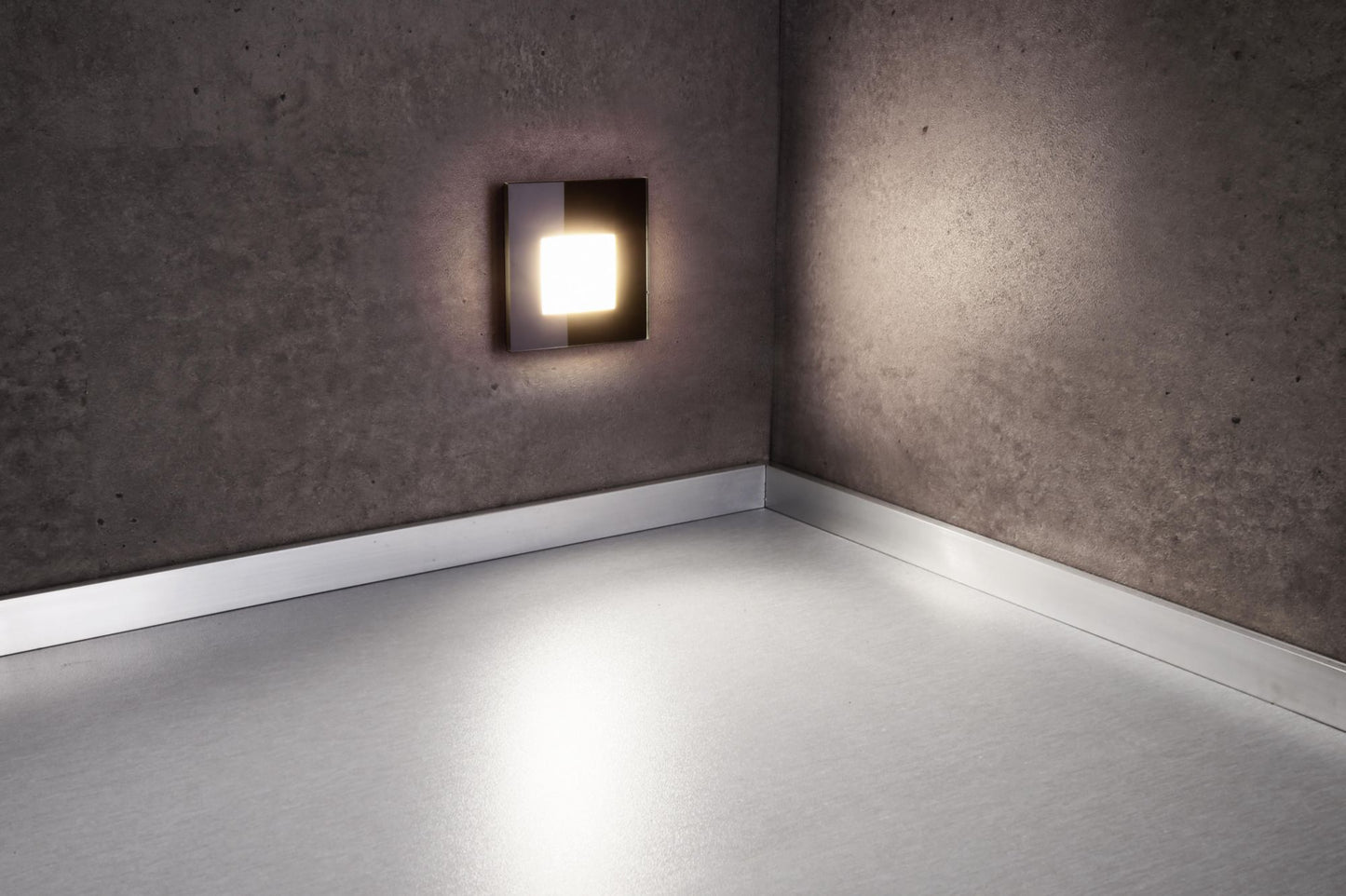 Deko-Light Glas-Abdeckung milchig eckig schwarz für Alwaid