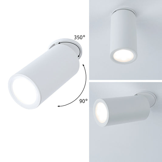 Paulmann LED Einbauleuchte Turnal  rund 60mm 90° Coin 6W 470lm 230V dimmbar 2700K Weiß matt