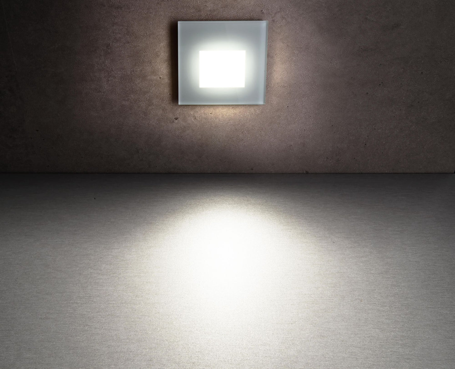 Deko-Light Glas-Abdeckung milchig eckig Hellgrau für Alwaid