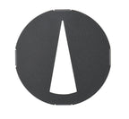 Deko-Light Abdeckung, 100, Dreieck, Serie ShoreLine Pro, Dunkelgrau