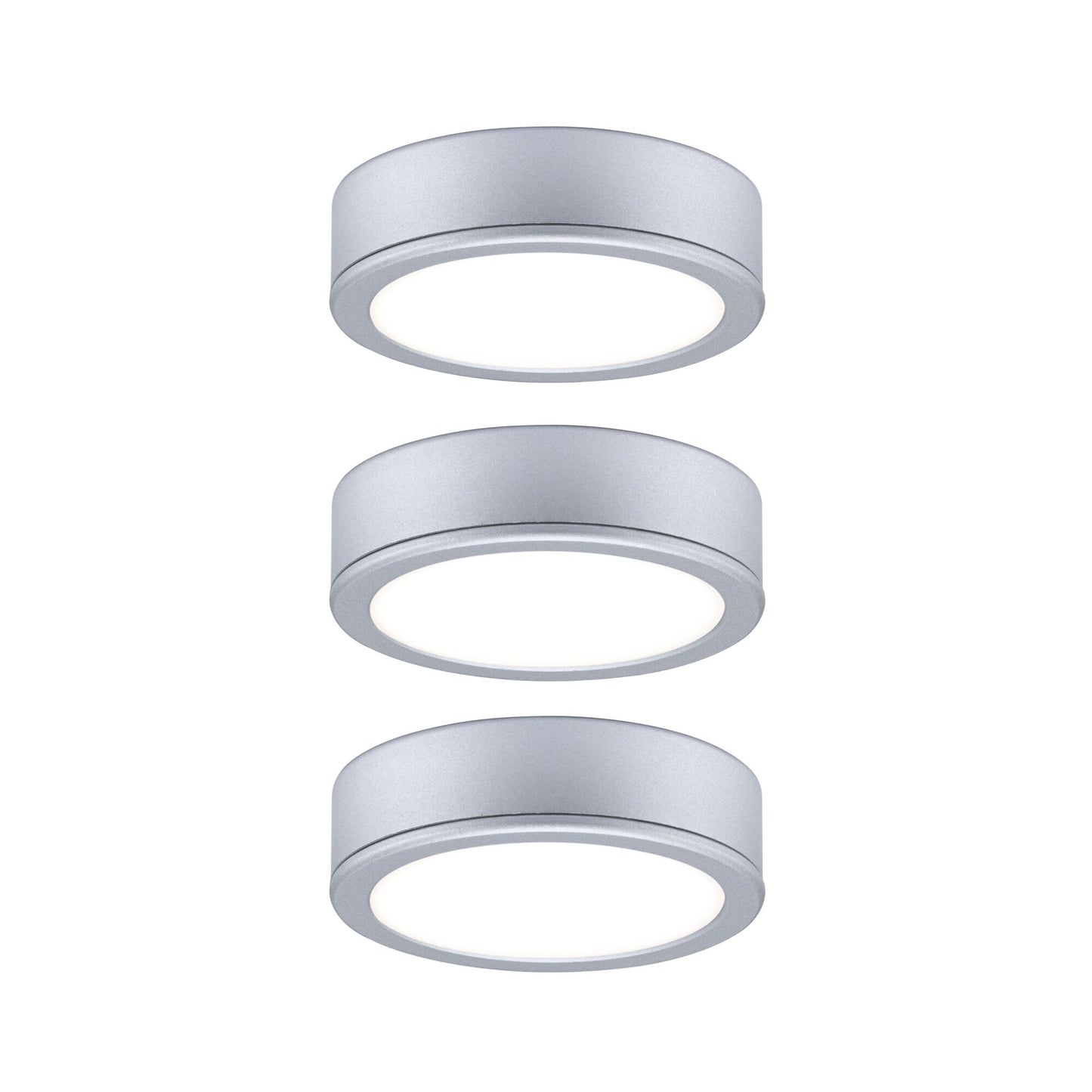 Paulmann LED Unterschrankleuchte Pukk 3x3,5W 65mm 3x210lm 230V rund Chrom matt