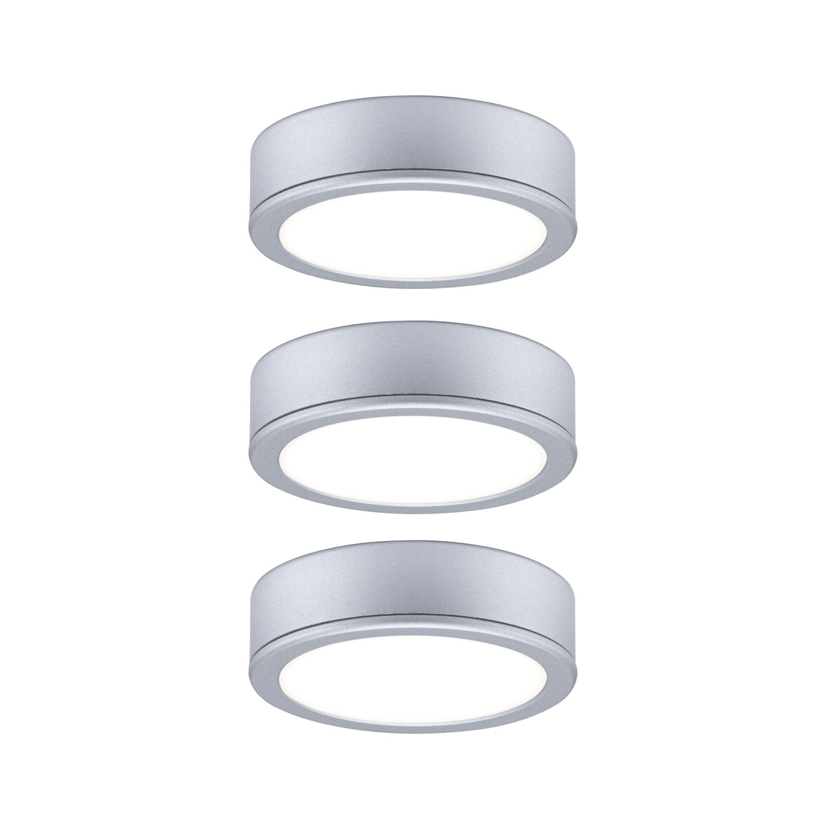 Paulmann LED Unterschrankleuchte Pukk 3x3,5W 65mm 3x210lm 230V rund Chrom matt