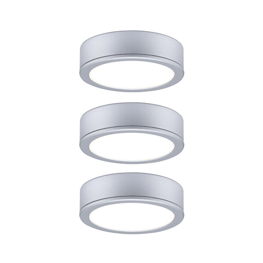 Paulmann LED Unterschrankleuchte Pukk 3x3,5W 65mm 3x210lm 230V rund Chrom matt