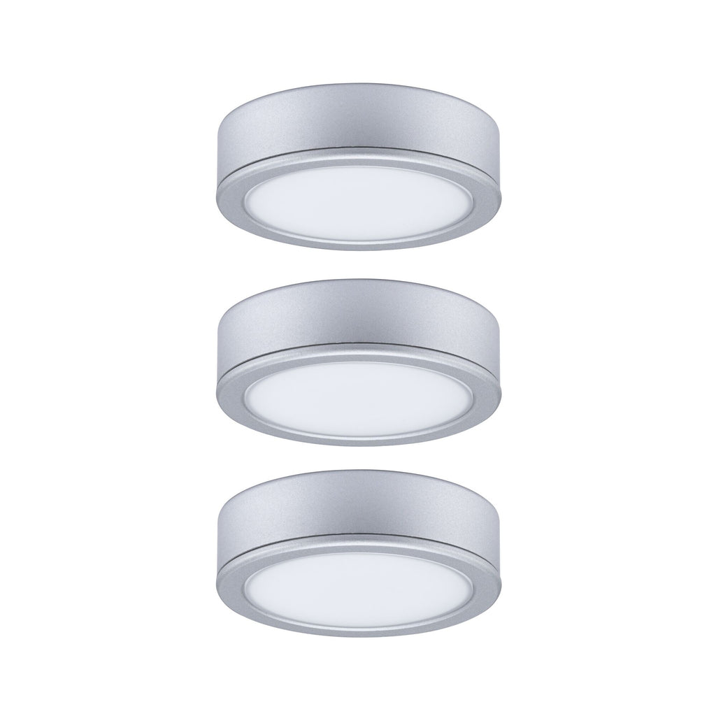 Paulmann LED Unterschrankleuchte Pukk 3x3,5W 65mm 3x210lm 230V rund Chrom matt
