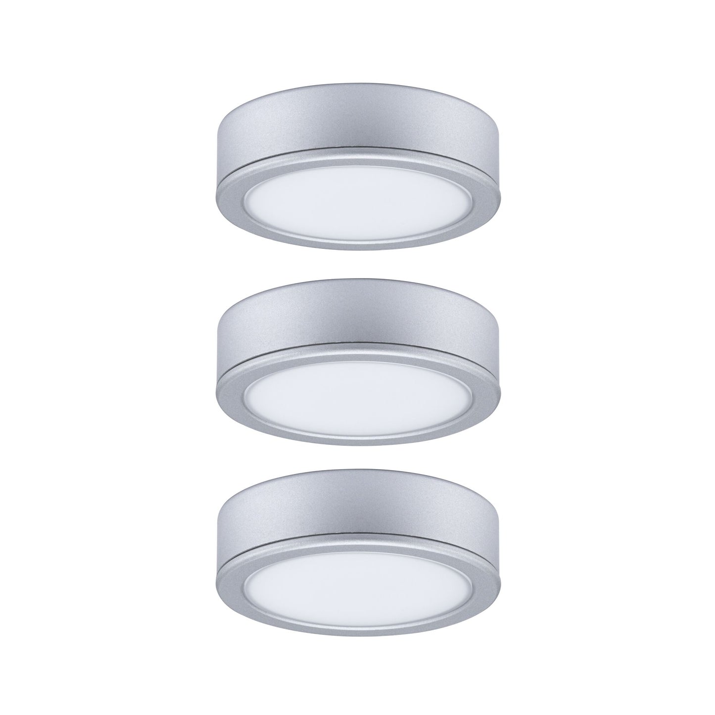 Paulmann LED Unterschrankleuchte Pukk 3x3,5W 65mm 3x210lm 230V rund Chrom matt