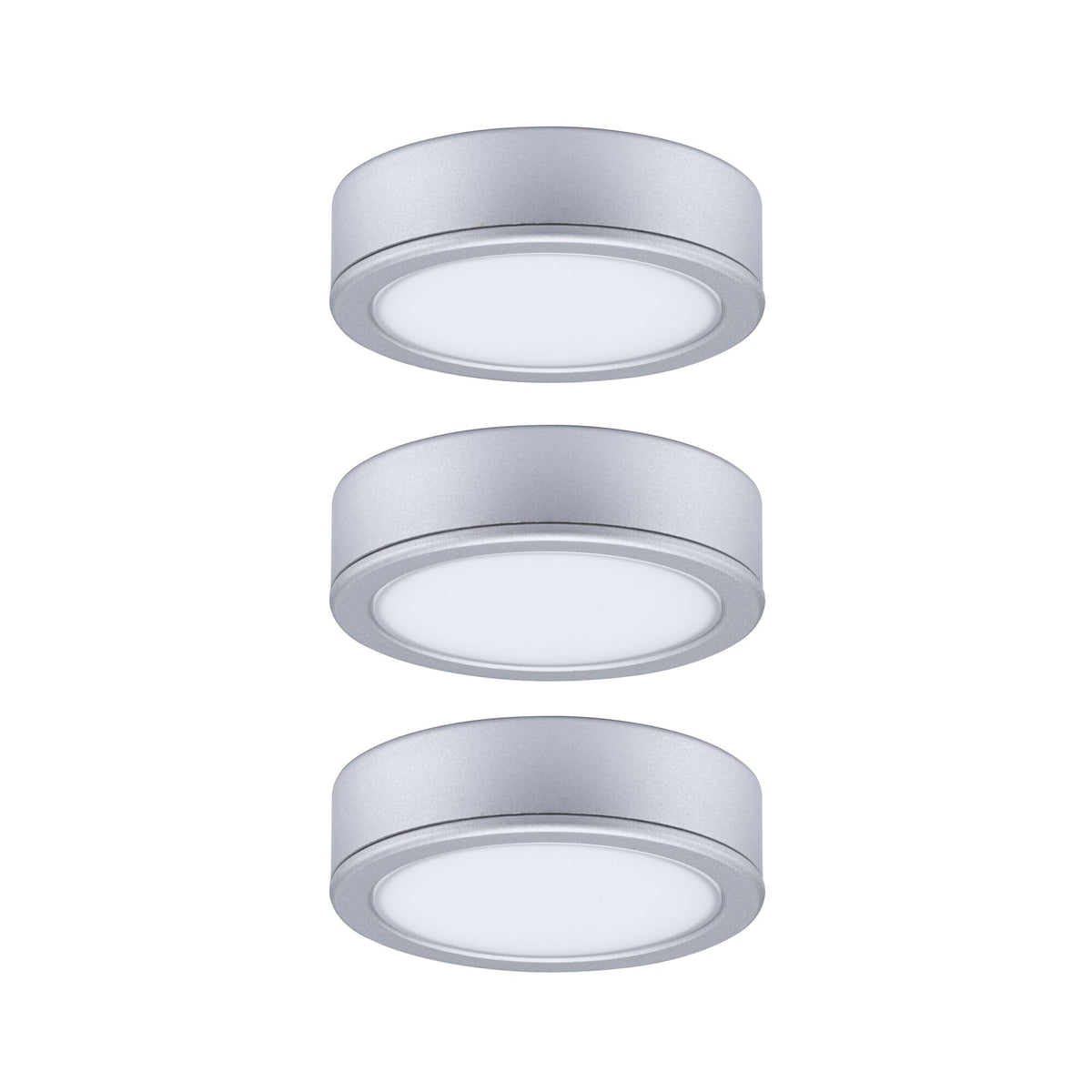 Paulmann LED Unterschrankleuchte Pukk 3x3,5W 65mm 3x210lm 230V rund Chrom matt
