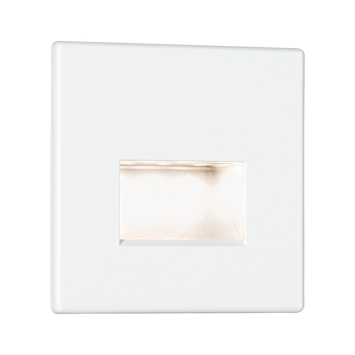 Paulmann LED Wandeinbauleuchte Edge  eckig 80x5mm  1,2W 50lm 230V  2700K Weiß matt