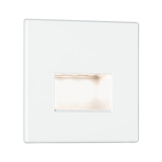 Paulmann LED Wandeinbauleuchte Edge  eckig 80x5mm  1,2W 50lm 230V  2700K Weiß matt