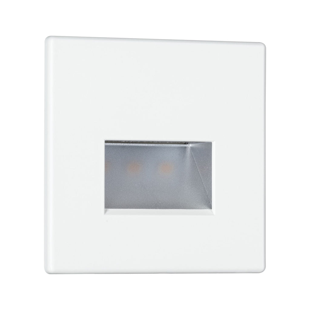 Paulmann LED Wandeinbauleuchte Edge  eckig 80x5mm  1,2W 50lm 230V  2700K Weiß matt