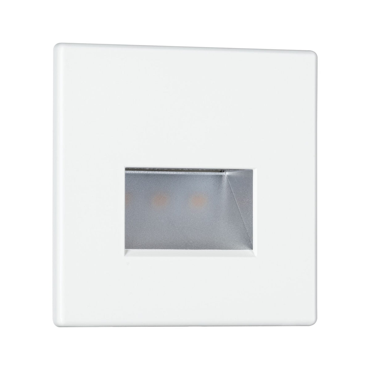 Paulmann LED Wandeinbauleuchte Edge  eckig 80x5mm  1,2W 50lm 230V  2700K Weiß matt