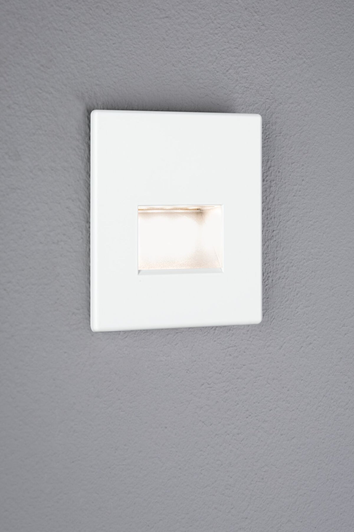 Paulmann LED Wandeinbauleuchte Edge  eckig 80x5mm  1,2W 50lm 230V  2700K Weiß matt