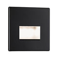 Paulmann LED Wandeinbauleuchte Edge  eckig 80x5mm  1,2W 50lm 230V  2700K Schwarz matt